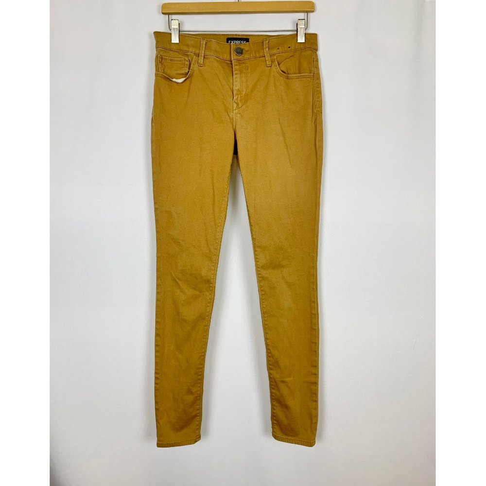 Express Tan Stretch Style Pants